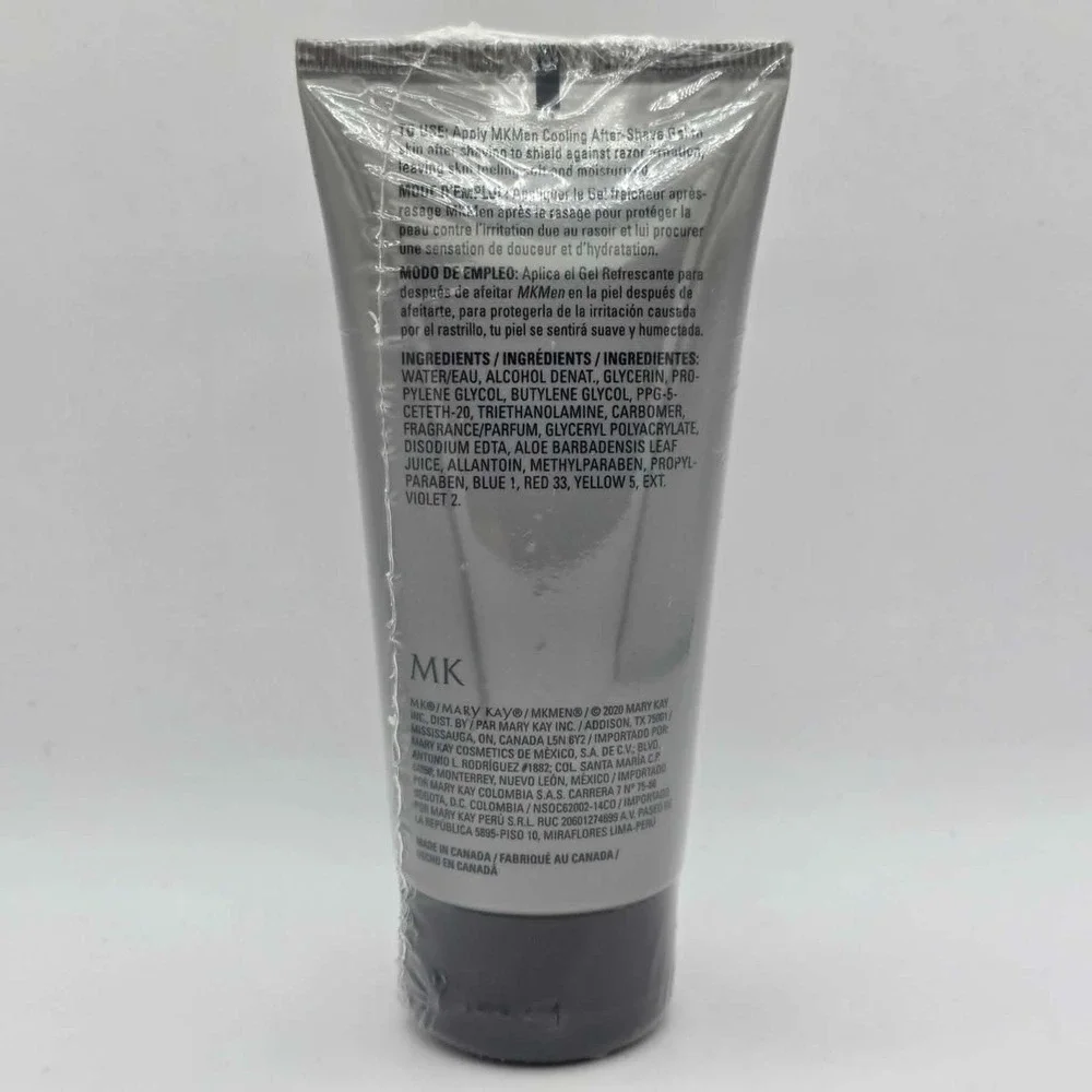 Mary Kay Men Cooling After Shave Gel 2.5 Oz Sealed Shaving Body Face - Retired